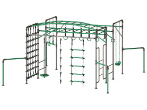 JUNIOR JUNGLE KAKADU MONKEY BARS Modello 3D