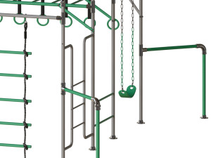 JUNIOR JUNGLE KAKADU MONKEY BARS Modello 3D