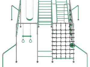 JUNIOR JUNGLE KAKADU MONKEY BARS Modello 3D