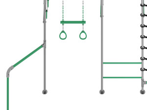JUNIOR JUNGLE KAKADU MONKEY BARS Modello 3D