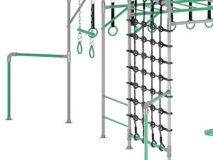 BARRAS DE MACACO JUNIOR JUNGLE KAKADU Modelo 3D