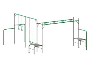 BARRAS DE MACACO JUNIOR JUNGLE KURANDA Modelo 3D