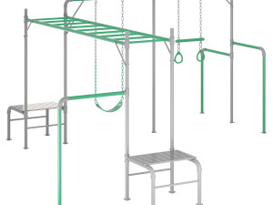 JUNIOR JUNGLE KURANDA MONKEY BARS Model 3D
