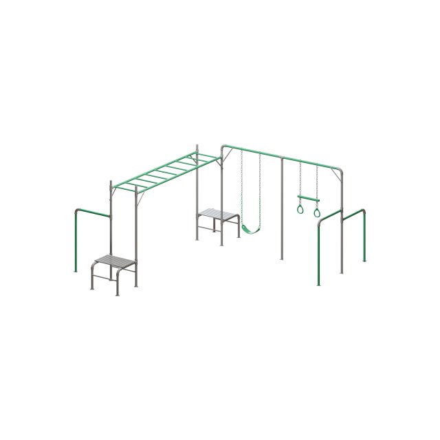 JUNIOR JUNGLE KURANDA MONKEY BARS Model 3D .c4d .max .obj .3ds .fbx .stl .blend 