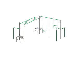 JUNIOR JUNGLE KURANDA MONKEY BARS 3D Модель