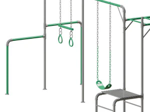 BARRAS DE MACACO JUNIOR JUNGLE KURANDA Modelo 3D