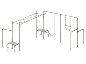 BARRAS DE MACACO JUNIOR JUNGLE KURANDA Modelo 3D