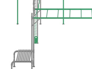 BARRAS DE MACACO JUNIOR JUNGLE KURANDA Modelo 3D