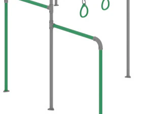 BARRAS DE MACACO JUNIOR JUNGLE KURANDA Modelo 3D