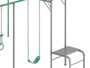 BARRAS DE MACACO JUNIOR JUNGLE KURANDA Modelo 3D