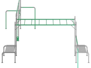 BARRAS DE MACACO JUNIOR JUNGLE KURANDA Modelo 3D