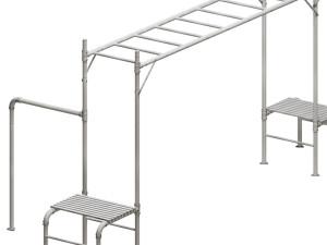 JUNIOR JUNGLE KURANDA MONKEY BARS Model 3D