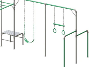 BARRAS DE MACACO JUNIOR JUNGLE KURANDA Modelo 3D