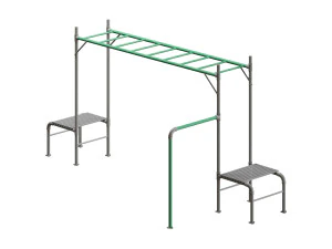 MODULO JUNIOR JUNGLE MONKEY BAR - LIFESPAN KIDS Modello 3D