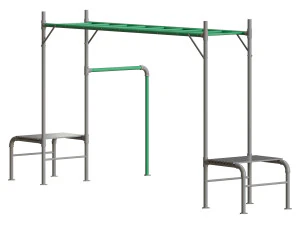 JUNIOR JUNGLE MONKEY BAR MODULE - LIFESPAN KIDS 3D Model