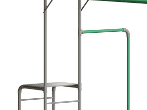 JUNIOR JUNGLE MONKEY BAR MODULE - LIFESPAN KIDS 3D Model