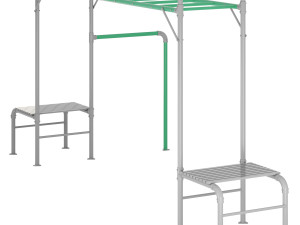 JUNIOR JUNGLE MONKEY BAR MODULE - LIFESPAN KIDS 3D Model