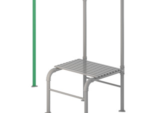 JUNIOR JUNGLE MONKEY BAR MODULE - LIFESPAN KIDS 3D Model