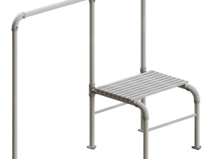 JUNIOR JUNGLE MONKEY BAR MODULE - LIFESPAN KIDS 3D Model