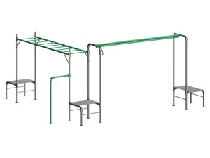 JUNIOR JUNGLE TARZAN MONKEY BARS 3D Model