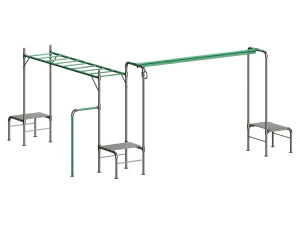 JUNIOR JUNGLE TARZAN MONKEY BARS 3D Model