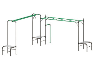 JUNIOR JUNGLE TARZAN MONKEY BARS 3D Model
