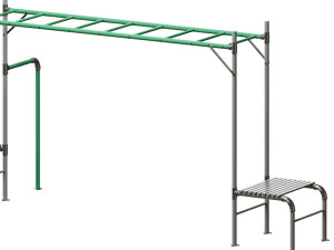 JUNIOR JUNGLE TARZAN MONKEY BARS 3D Model