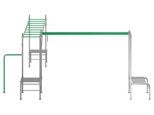 JUNIOR JUNGLE TARZAN MONKEY BARS 3D Model