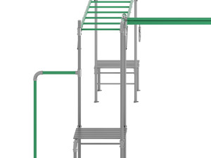 JUNIOR JUNGLE TARZAN MONKEY BARS 3D Model