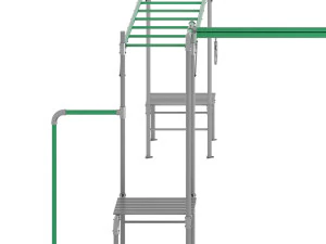 JUNIOR JUNGLE TARZAN MONKEY BARS 3D Model