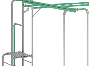 JUNIOR JUNGLE TARZAN MONKEY BARS 3D Model