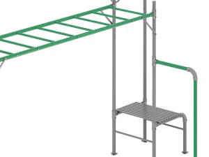 JUNIOR JUNGLE TARZAN MONKEY BARS 3D Model