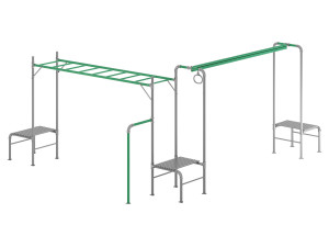 JUNIOR JUNGLE TARZAN MONKEY BARS 3D Model
