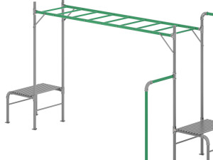 JUNIOR JUNGLE TARZAN MONKEY BARS 3D Model