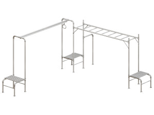 JUNIOR JUNGLE TARZAN MONKEY BARS 3D Model