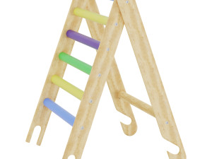 Winter horizontal bar Kinder 3D 모델