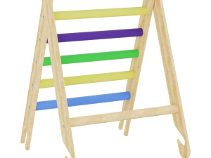 Winter horizontal bar Kinder 3D 모델