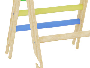 Winter horizontal bar Kinder 3D 모델