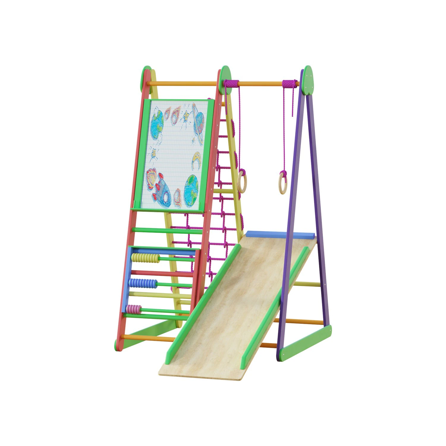 Childrens sports shelter for home-Kind-Start 3D Model .c4d .max .obj .3ds .fbx .stl .blend 