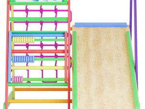 Childrens sports shelter for home-Kind-Start 3D Model