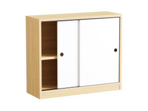 Living Room Contemporary Manufactured Wood Sideboard with Doors Modelo 3D