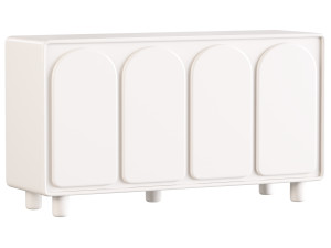 Living Room White Sideboard Modèle 3D