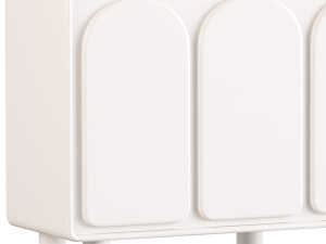 Living Room White Sideboard Modèle 3D