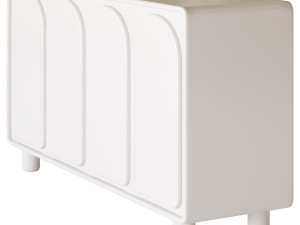 Living Room White Sideboard Modèle 3D