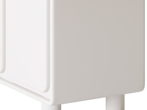 Living Room White Sideboard Modèle 3D