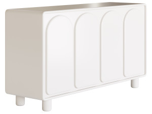 Living Room White Sideboard Modèle 3D