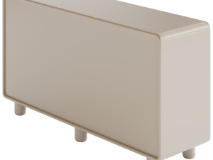 Living Room White Sideboard Modèle 3D