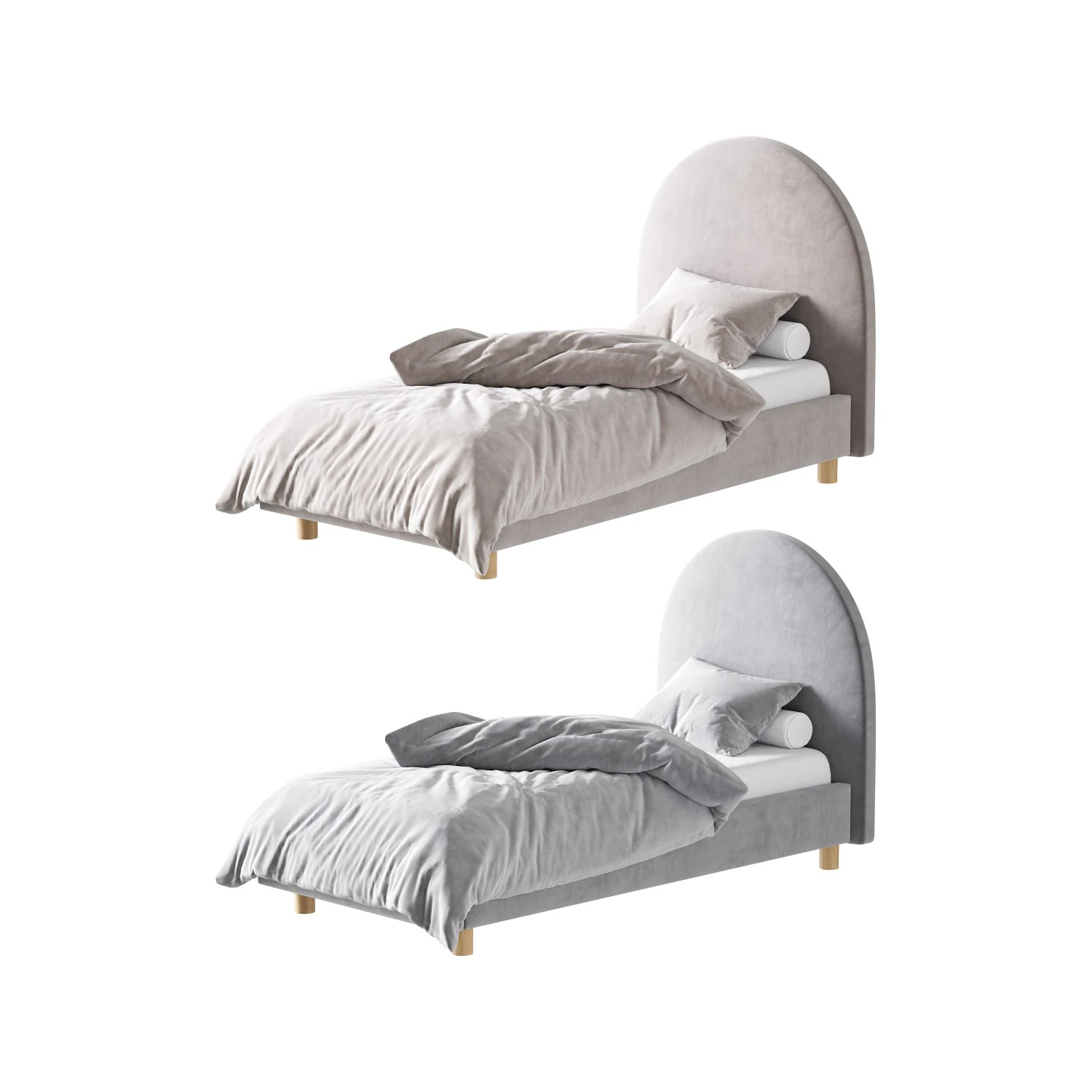 Lora Bed 3D Model .c4d .max .obj .3ds .fbx .stl .blend 