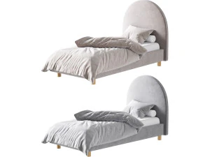 Tempat Tidur Lora Model 3D