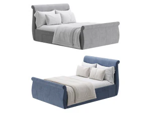 Lucia gestoffeerd bed 3D Model